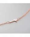Sterling Silver Small Sideways Necklace in Women's Pendants
