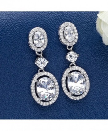 EVER FAITH Sterling Luxurious Earrings in Women's Drop & Dangle Earrings