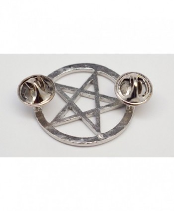 Gothic Pentacle Jacket Polished Silver