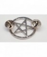 Gothic Pentacle Jacket Polished Silver