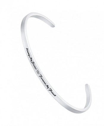 Bracelet Engraved Forever believed Inspirational