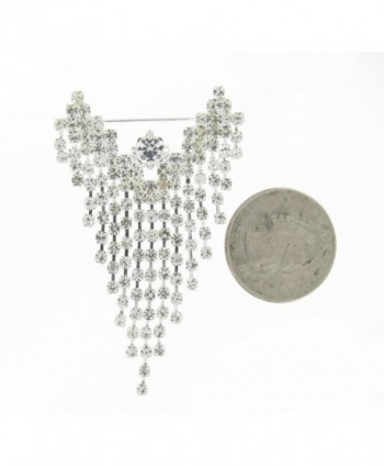 Chandelier Floating Rhinestone Brooch Crystals