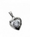 R H Jewelry Stainless Pendant Necklace in Women's Pendants