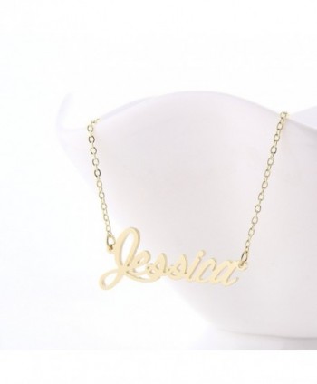 AOLO Letter Charactors Necklace Jessica in Women's Choker Necklaces