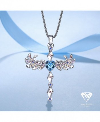 MEGA CREATIVE JEWELRY Necklace Swarovski in Women's Pendants