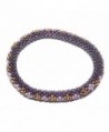 Crochet Glass Seed Bead Bracelet Roll on Bracelet Nepal Bracelet SB205 - C0127W5KRA9