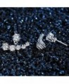 KOREA JIAEN Earrings Silver Plated Crescent in Women's Stud Earrings