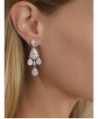 Mariell Chandelier Bridal Wedding Earrings in Women's Clip-Ons Earrings
