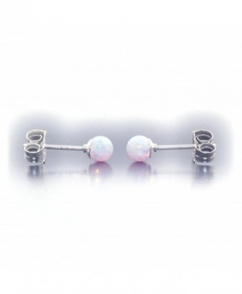 Trustmark Sterling Created Earrings Lorraine in Women's Ball Earrings