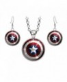 Necklace Avengers Superhero Earrings Presents - CB12CUE0OGP