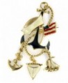 6030480 Navy Brooch Lapel Pin Mariner Marine Patriot US Flag - CG11L8G8GHB