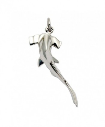 Stainless Steel Hammerhead Shark Pendant - C211CQNS3NH