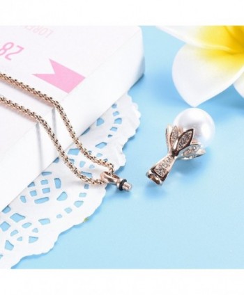 Crystal Stainless Keepsake Cremation Necklace in Women's Pendants