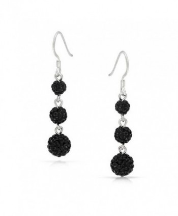 Bling Jewelry Crystal Sterling Earrings in Women's Drop & Dangle Earrings