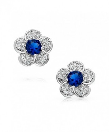 Bling Jewelry Simulated September Birthstone in Women's Stud Earrings