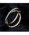 Anni Coco Stainless Crystal Earrings in Women's Hoop Earrings