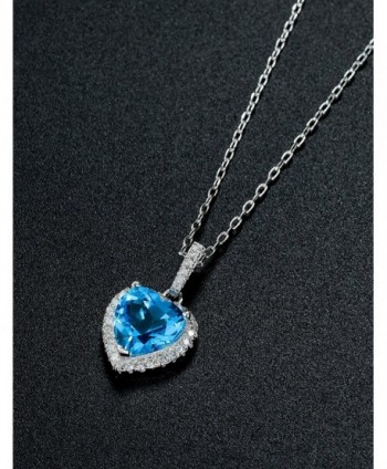 Necklace Birthstone Valentines Girlfriend Anniversary in Women's Pendants