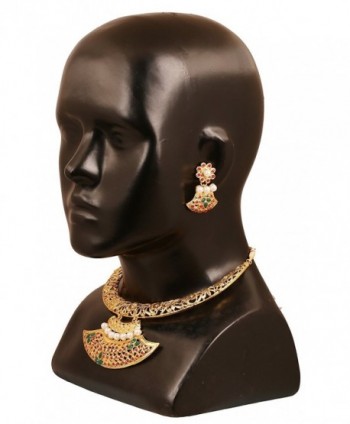 Touchstone Collection traditional bollywood necklace in Women's Jewelry Sets