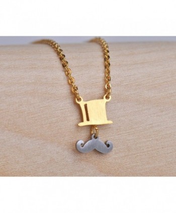 XUN British Mustache Necklace Pendant in Women's Pendants