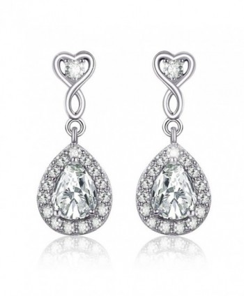 Mountain Sterling Zirconia Teardrop Earrings - CK12HAUTSBP