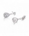 Mountain Sterling Zirconia Teardrop Earrings in Women's Drop & Dangle Earrings