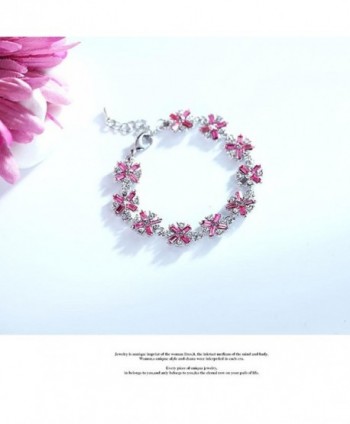 Sterling Swarovski Bracelet Zirconia Bracelets in Women's Link Bracelets