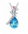Necklaces necklaces CDE Swarovski Girlfriend - Blue - CU12K6GV0X5