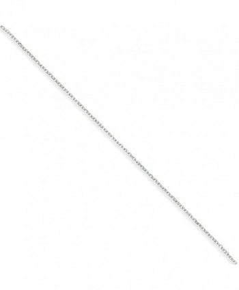 1mm Sterling Silver- Cable Chain Necklace- 20 Inch - C111478I89D