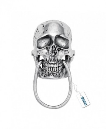 SENFAI Unique Skull Bite Ring Magnetic Brooch Eyeglass holder - CL17YTEQU6Y