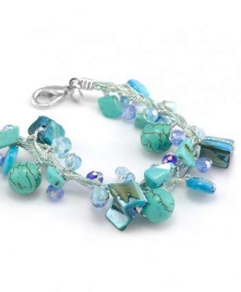 Thread Freshwater Turquoise Handmade Bracelet