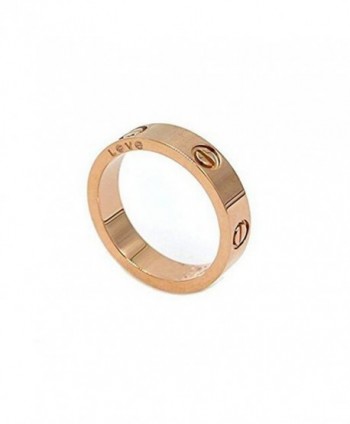 Teresa Carranco Shine Celebrity Love Rose Gold-Plated Band Ring for Women (size:10) - CI189R0U2WW