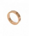 Teresa Carranco Shine Celebrity Love Rose Gold-Plated Band Ring for Women (size:10) - CI189R0U2WW