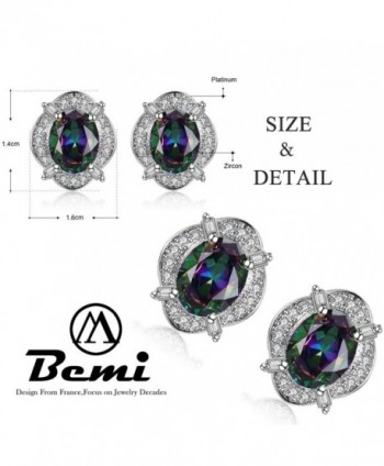 BEMI Elegant Setting Colorful Earrings in Women's Stud Earrings