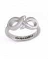 Sisters Infinity Promise Sister Engraved in Women's Wedding & Engagement Rings