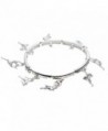 PammyJ Silvertone Inspirational Stretch Bracelet