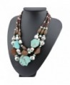 Personalized Layered Turquoise Statement Necklace in Women's Collar Necklaces