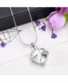 Crystal Necklace Stainless Cremation Memorial