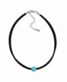Natural Turquoise Necklace Handmade Bracelet in Women's Choker Necklaces