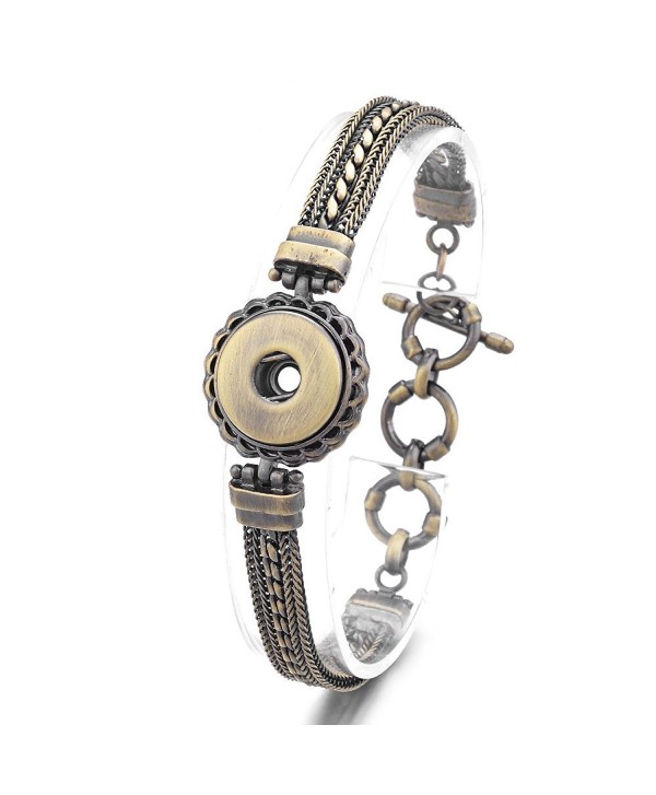 Vocheng 18mm Snaps Antique Multi Chain Bracelet NN-450-A - C812GG8ZA0Z
