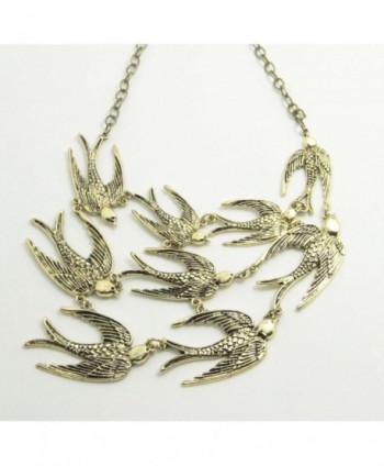 Vintage Anthropologie Swallow Necklace Statement