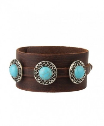 Jenia Genuine Wristband Turquoise Bracelet