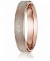 Fashion Jewelry Brand Women's Titanium Rose Gold Wedding Engagement Band Ring - CV12ITVLJJT