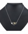 MJARTORIA Silver Honeycomb Pendant Necklace in Women's Pendants