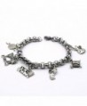 Stainless Charms Bracelet Handmade ML02 in Women's Charms & Charm Bracelets