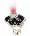Betsey Johnson White and Black Dog Brooch and Pin - CH18773RMI5