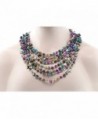 MultiColor Simulated Pearls Multi Strand Necklace in Women's Pendants