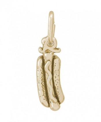 Rembrandt Charms Hot Dog Charm - C3111GJPHF9