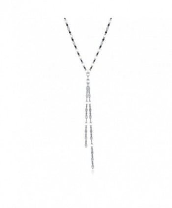 Sterling Silver Tassel Necklace Earrings in Women's Jewelry Sets