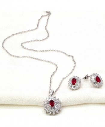 Luxury Jewelry Necklace Earrings Zirconia