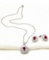 Luxury Jewelry Necklace Earrings Zirconia